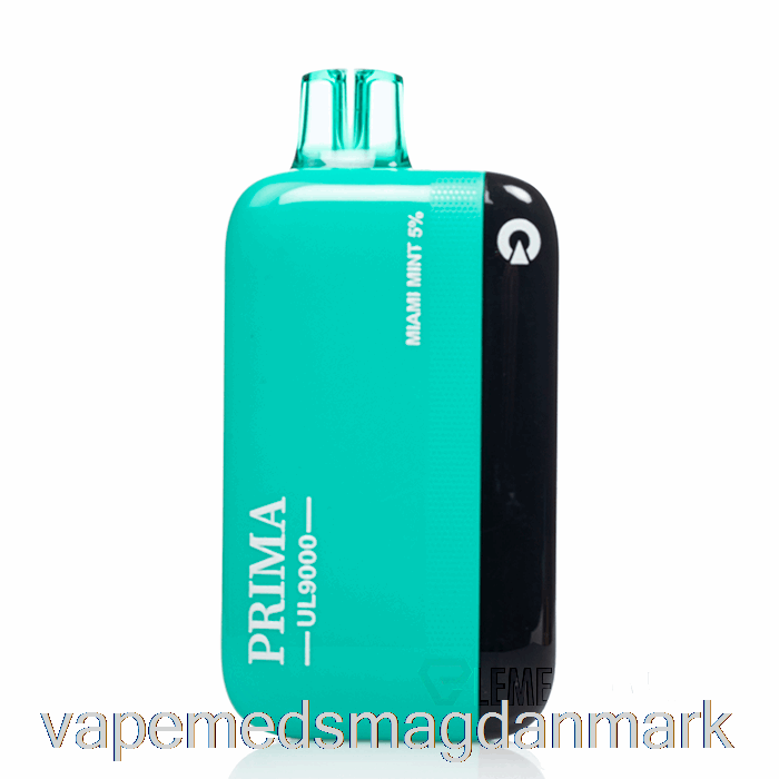 Vape Med Smag Prima Ul9000 Engangs Miami Mynte